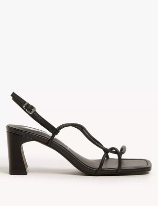 M&S Collection + Leather Strappy Statement Sandals