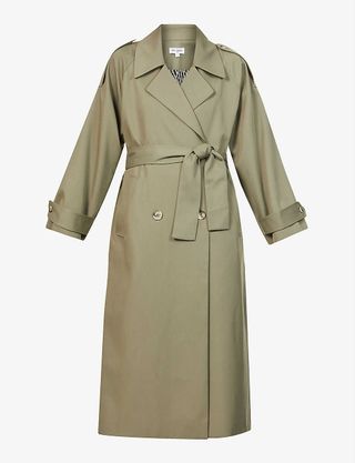 Musier Paris + Dorothee Single-Breasted Woven Trench
