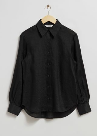 & Other Stories + Loose-Fit Linen Shirt