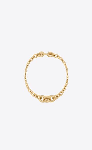 Saint Laurent + Graduated Chain Bracelet in 18k Yellow Gold
