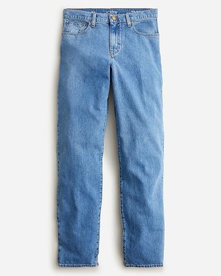 J.Crew + Slouchy-Straight Dad Jean in Blue Reef Wash