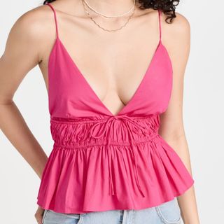 Wayf + Cami Pink Top