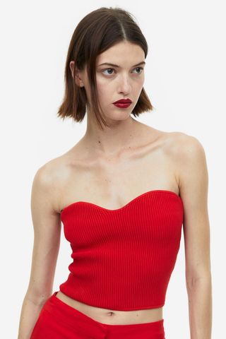 H&M + Rib-Knit Tube Top