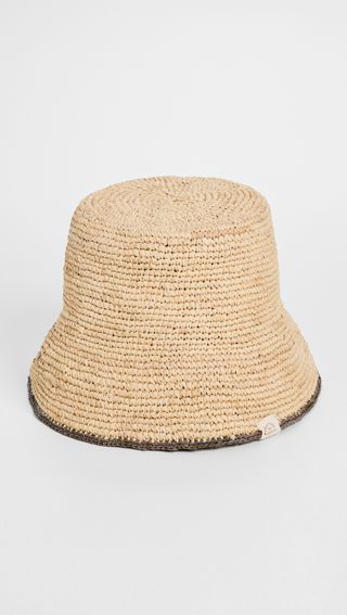 Loeffler Randall + Jocelyn Raffia Bucket Hat