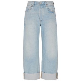 Citizens of Humanity + Ayla Cropped Wide-Leg Jeans