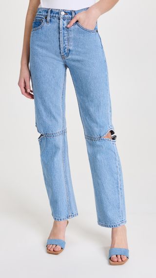 Still Here + Cowgirl Jeans in Vintage Blue