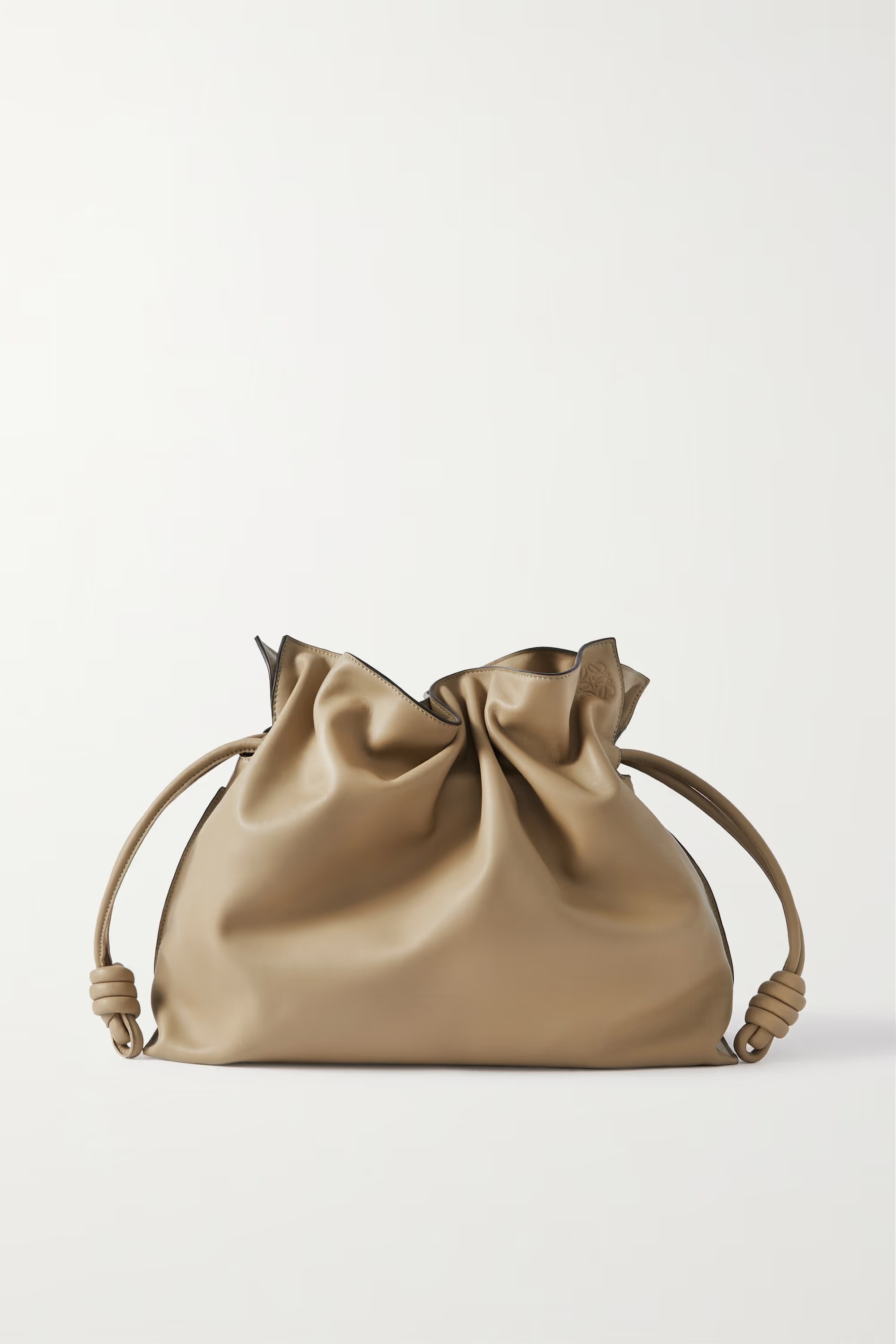 Loewe + Flamenco Large Leather Clutch