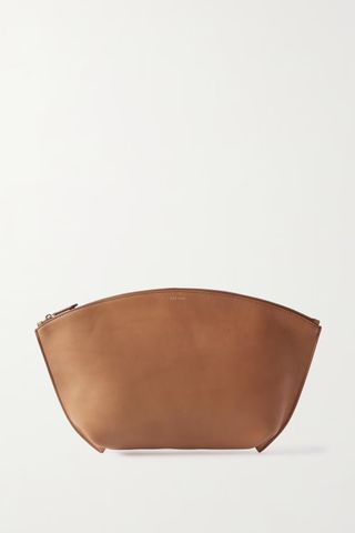 The Row + Dante Large Leather Clutch
