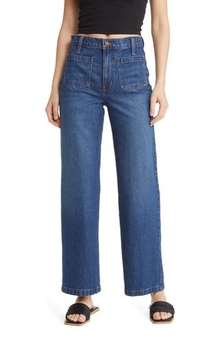 Madewell + Perfect Wide Leg Jeans