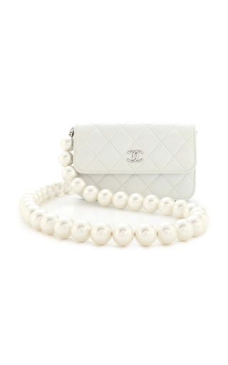Moda Archive X Rebag + Pre-Owned Chanel Pearl Quilted Leather Clutch