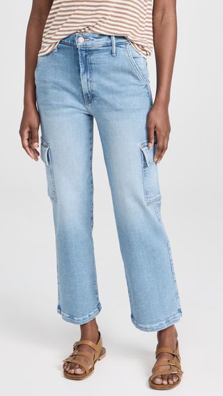 Mother + The Straight Up Rambler Cargo Jeans