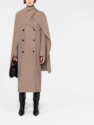 Toteme + Scarf-Neck Trench Coat