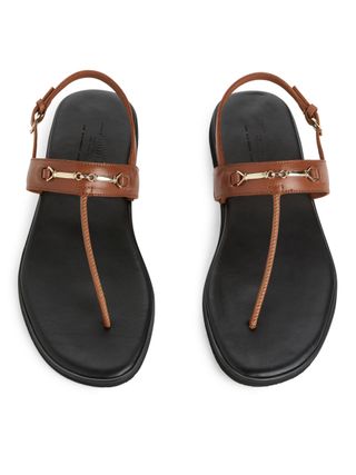 Arket + Leather Thong Sandals
