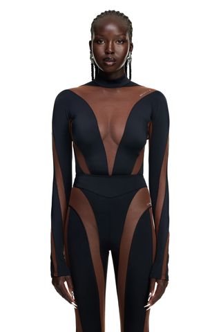 H&M Glittery Bodysuit  Bodysuit fashion, Clothes, Body suit outfits