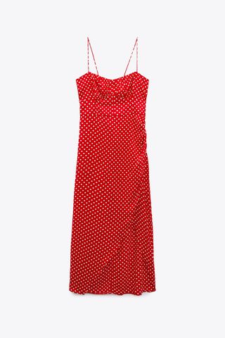 Zara + Polka Dot Corset Dress