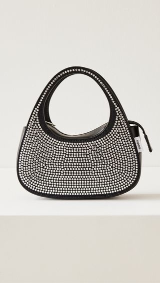 Coperni + Crystal Embellished Micro Baguette Swipe Bag