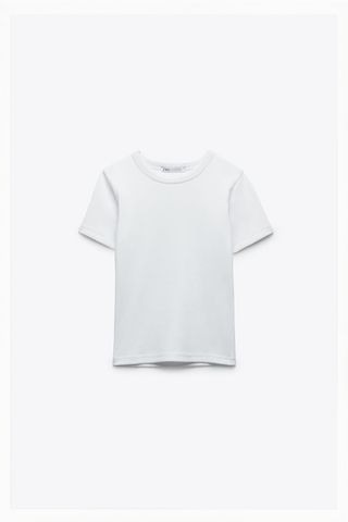 Zara + Rib T-Shirt