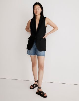 Madewell + The Larsen Vest in 100% Linen