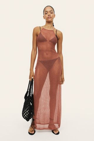 H&M + Pointelle-Knit Beach Dress