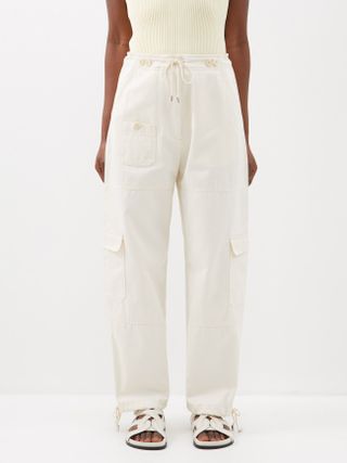 Toteme + Cargo-Pocket Organic Cotton-Canvas Trousers
