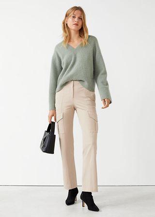 & Other Stories + Straight Leg Cargo Trousers