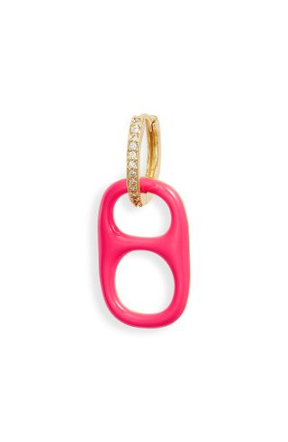 Bonbonwhims + Pop Drop Single Huggie Hoop Earring