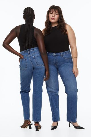 H&M + Straight Regular Jeans