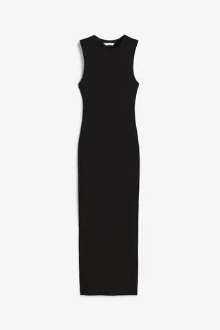 H&M + Ribbed Jersey Dress