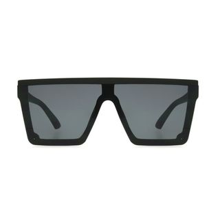 Foster Grant + Shield Black Sunglasses
