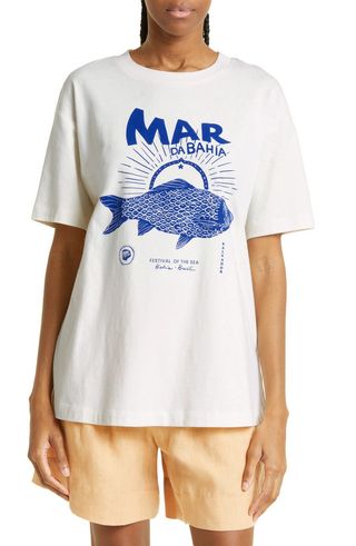 Farm Rio + Mar Da Bahia Organic Cotton Graphic T-Shirt