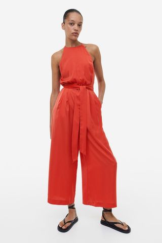 H&M + Satin Jumpsuit