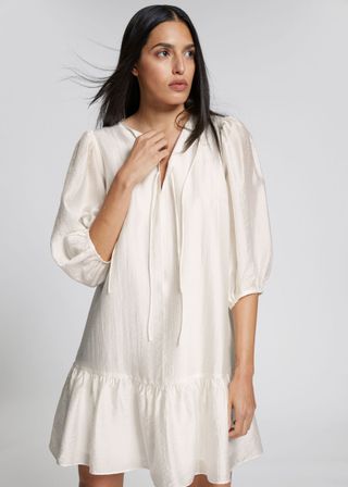 & Other Stories + Loose-Fit Puff Sleeve Dress