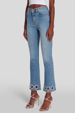 7 for All Mankind + Hw Slim Kick Vibe With Crystals