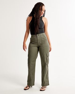 Abercrombie & Fitch + Curve Love Cargo Pants