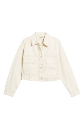 Blanknyc + Cotton Twill Crop Jacket