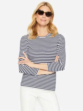 J.McLaughlin + Sinclair Tee in Stripe