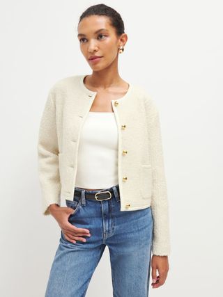 Reformation + Dale Cropped Jacket