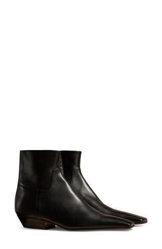 Khaite + Marfa Classic Square Toe Bootie