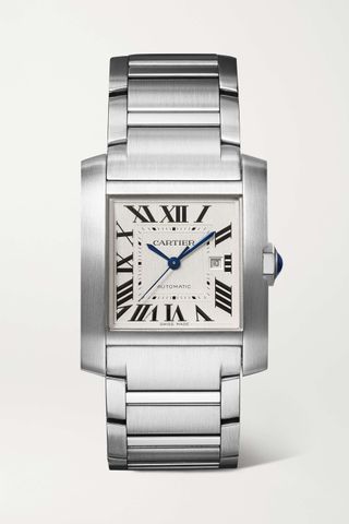 Cartier + Tank Française Automatic 30mm Medium Stainless Steel Watch