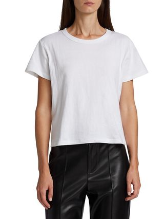 Leset + Margo Cotton Cropped T-Shirt