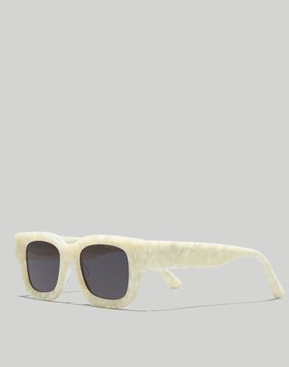 Madewell + Safton Sunglasses in Antique Pearl
