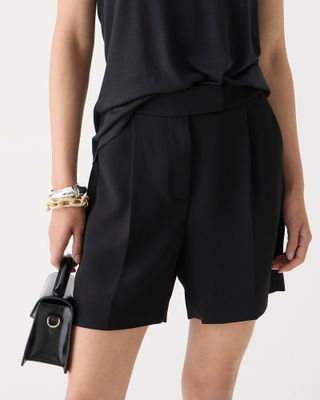 J.Crew + Limited-Edition High-Rise Suit Short