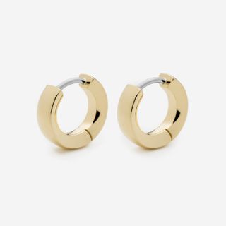 886 Royal Mint + Huggie Hoops in 18ct Yellow Gold