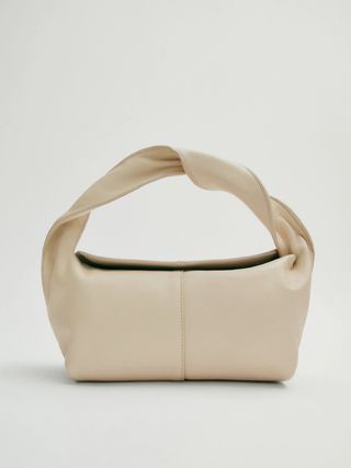 Massimo Dutti + Nappa Leather Croissant Bag