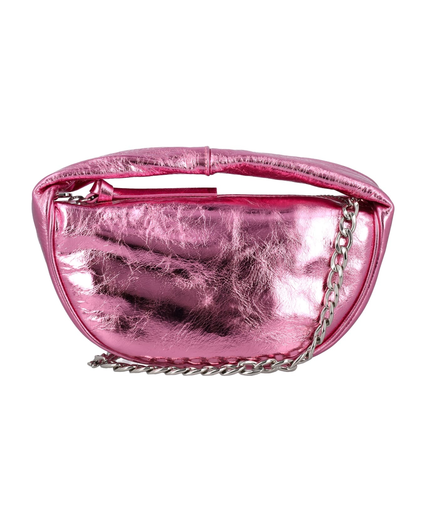 By Far + Baby Cush Metallic Leather Bag