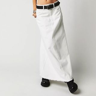 We the Free + Come As You Are Denim Maxi Skirt