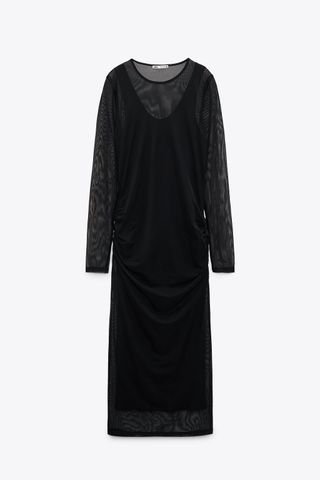 Zara + Contrasting Tulle Dress