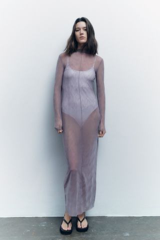 Zara + Long Organza Dress