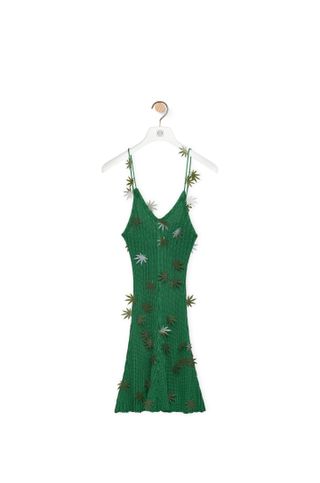 Loewe + Leaf Strappy Dress