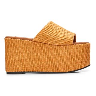 Simon Miller + Blackout Woven Slide Platform Sandals